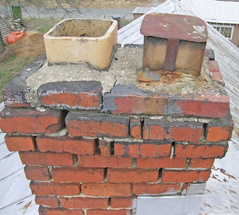 Chimney Masonry Damage 