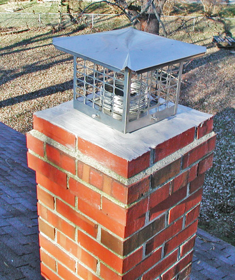 chimney cap installed in chesterfield va