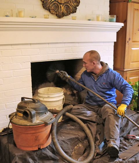 Fireplace cleaning in Henrico VA