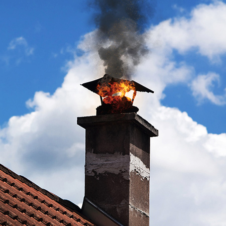 prevent a chimney fire with a chimney cleaning in Richmond VA