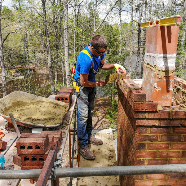 chimney rebuild in Richmond VA