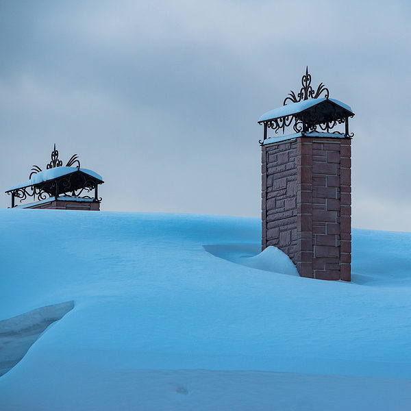 Chimney Caps keeping out snow, in Pump VA