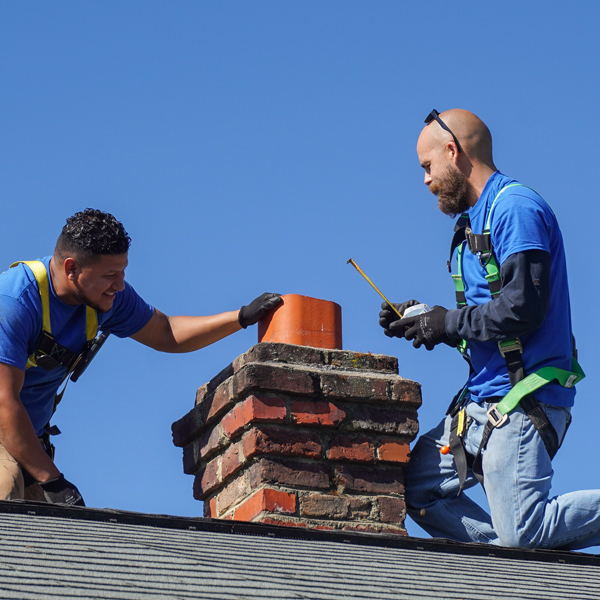 Chimney Discoloration in Carytown VA