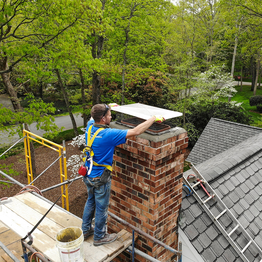 chimney crown and cap repairs in Fan VA