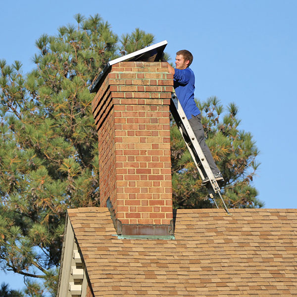 Chimney Chase Cover Installation in Richmond VA