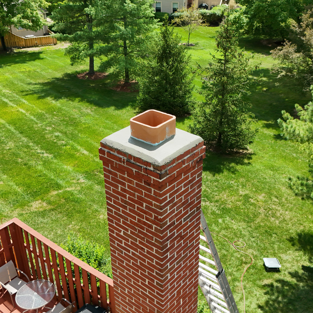 Chimney Crown Repair in Richmond, Virginia