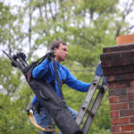 Chimney cleaning in Short Pump, VA.