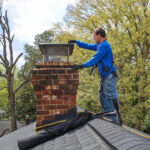 Chimney cap replacement in Richmond, VA.